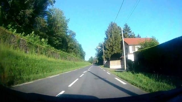 Travel Switzerland St Gingolph To Evian (France) By Road D1005 With Lac View