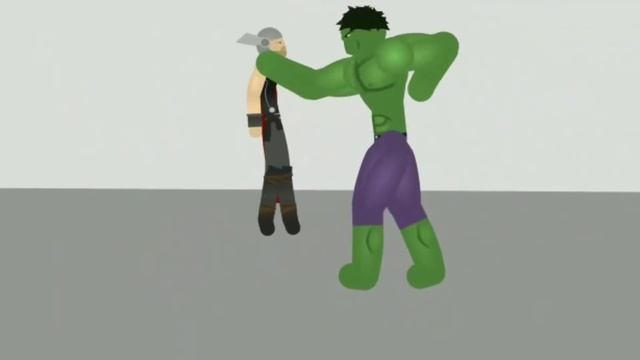 Thor VS Hulk (Stick Nodes) | Animated Short Battle | Stick Animation Zone смотреть онлайн