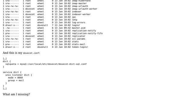 Dovecot dict: Can't open configuration file, Permission denied (2 Solutions!!) смотреть онлайн