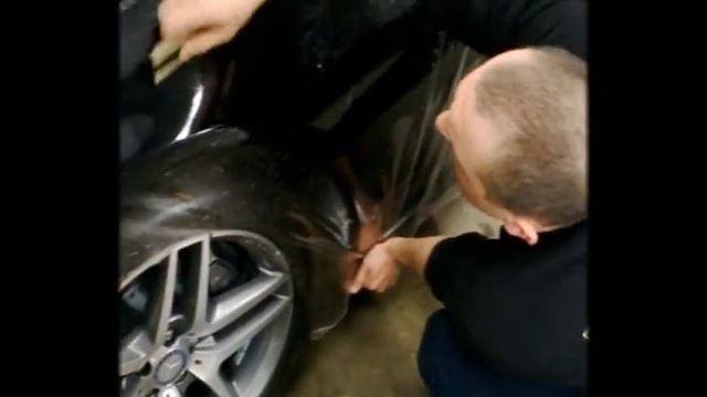 Бронирование автомобиля Mercedes пленкой смотреть онлайн