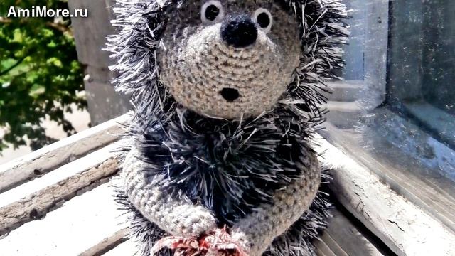 Амигуруми: схема Ёжик из тумана. Игрушки вязаные крючком - Free crochet patterns. смотреть онлайн