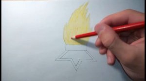 Как нарисовать вечный огонь / очень легко