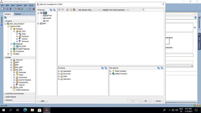 ODI 12C Tutorial - How to Implement Join in ODI 12C Mapping смотреть онлайн