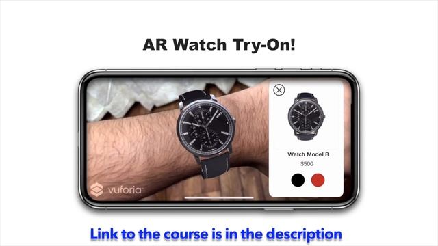 Augmented Reality Watch Shopping (iOS & Android) | Course смотреть онлайн