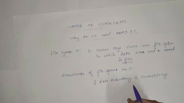 Why do we need DBMS? ( Purpose of DBMS) смотреть онлайн