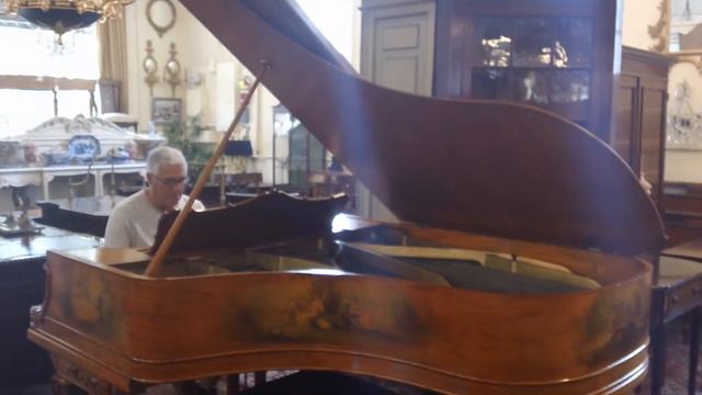Rob Rucile Playing our Vernis Martin Paint Decorated Knabe Grand Piano смотреть онлайн