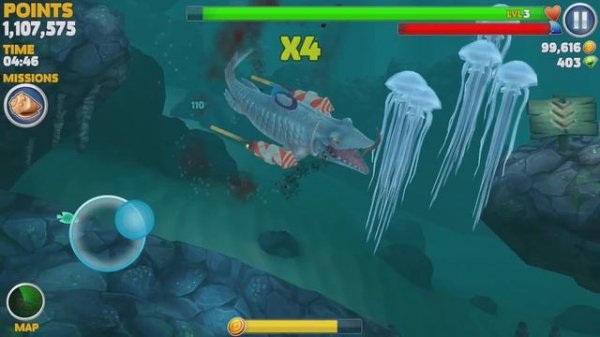 Hungry Shark Evolution: Mr Snappy Android Gameplay #3