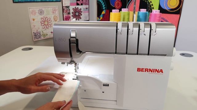 BERNINA L 850 Serger 5 Fast & Quiet! 1,500 Stitches per Minute! смотреть онлайн