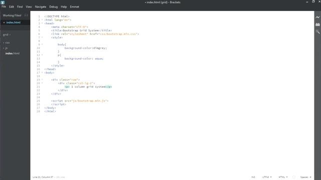 #2 Bootstrap Grid System | Bootstrap Tutorial for Beginer смотреть онлайн