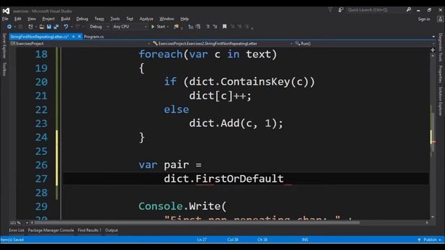 string first non repeating letter in c# смотреть онлайн