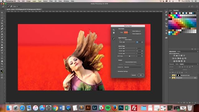 Using Refine Edge in Newer Versions of Photoshop смотреть онлайн
