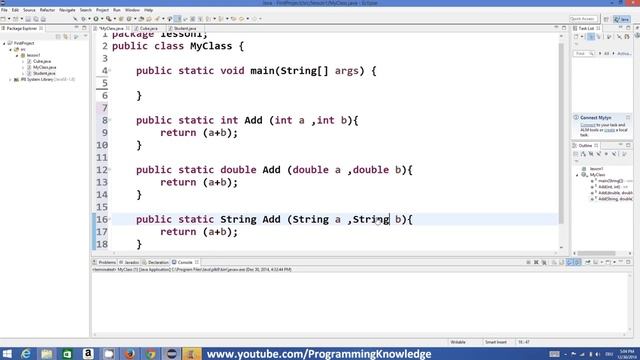 20 Java Tutorial 20 Method Overloading in Java YouTube смотреть онлайн