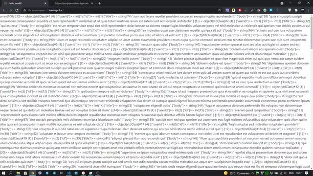 Как получить данные в формате JSON из стороннего сервиса и вывести их у себя на сайте | PHP смотреть онлайн