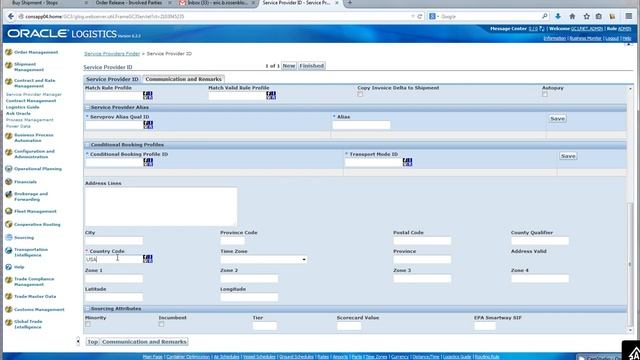 OTM Tutorial 03 | How to Create Service Provider in Oracle Transportation Management (OTM) смотреть онлайн
