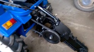 минитрактор Русич Т-12 переделка привода почвофрезы