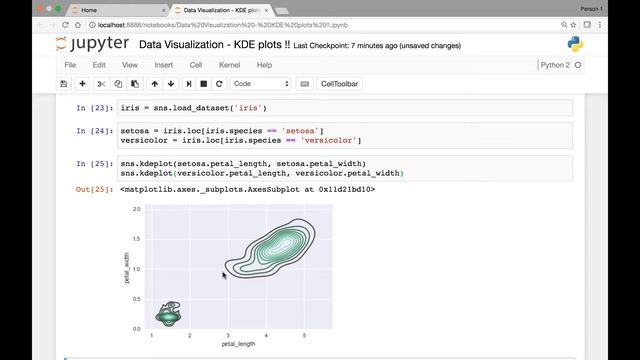 Seaborn KDE plot Part 2 смотреть онлайн