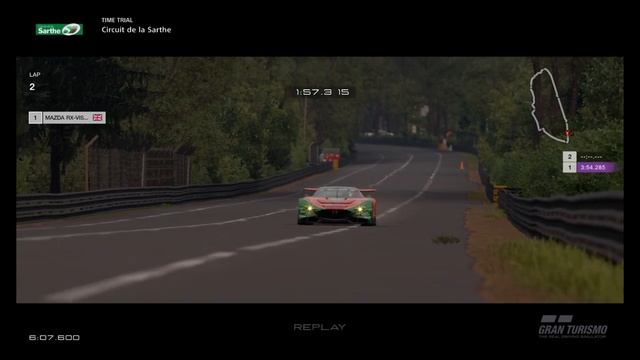 Mazda RX-Vision GT3 Le Mans смотреть онлайн