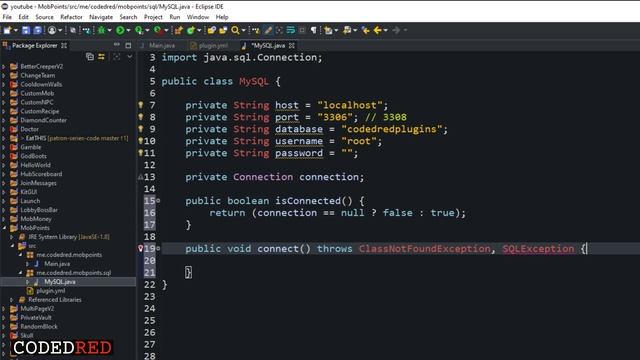 Advanced Spigot Coding | MySQL Part 1 | (Ep. 3) Spigot 1.15 смотреть онлайн
