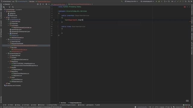 asp net core 6 tutorial (part -06 Create Service) смотреть онлайн