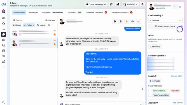 How to use Meta Business Suite as a Free CRM | CRM for Social Media смотреть онлайн