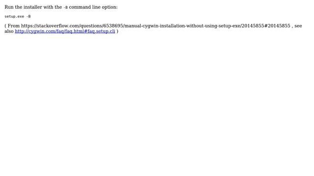 Installing Cygwin on Windows XP without having the admin rights? (6 Solutions!!) смотреть онлайн