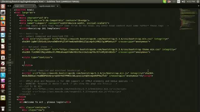 "Log-in form Tutorial for Beginners using Bootstrap." смотреть онлайн