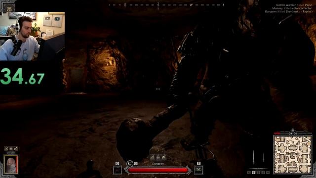 Cave Troll kill speedrun 46.7 seconds Dark and Darker (World Record?) смотреть онлайн