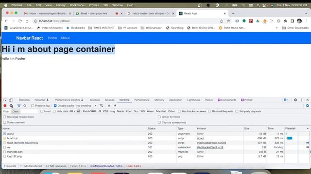 React Routing part one 2 смотреть онлайн