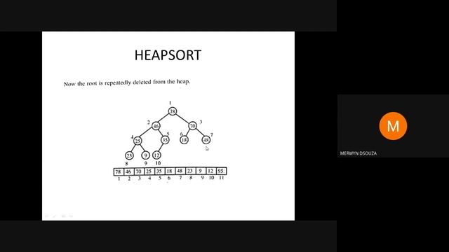 LECTURE 38 HEAPS AND HEAPSORT PART 2 смотреть онлайн
