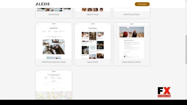 Alexis Photography React JS Template react gallery смотреть онлайн