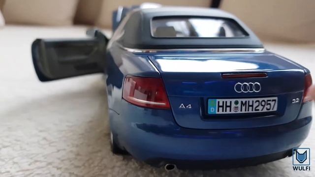 Audi A4 convertible 1:18 смотреть онлайн