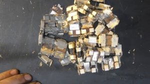 Добыча серебра из конденсаторов ССГ - 1