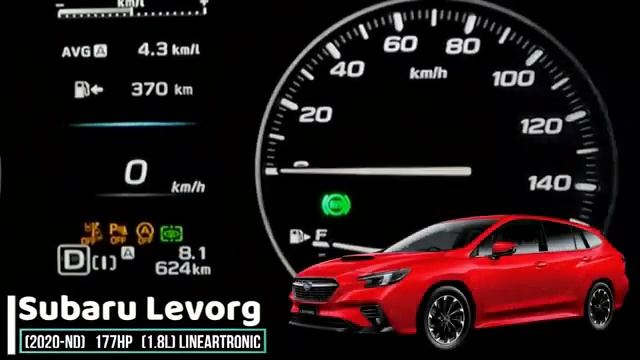Subaru Levorg acceleration battle/Разгон 0 100 Subaru Levorg разных поколений смотреть онлайн