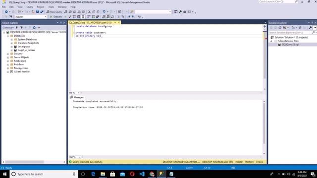 Microsoft SQL Server 2019 - Create Database, SQL Login and User смотреть онлайн