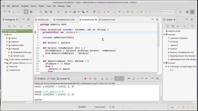 object Declarations and Companion Objects (in Scala) смотреть онлайн