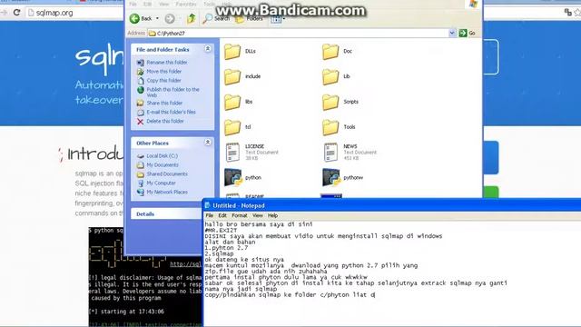 INSTAL SQL MAP DI WINDOWS смотреть онлайн