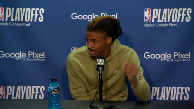 Ja Morant Talks Dillon Brooks Ejection, Game 3 Loss to Lakers, Postgame Interview смотреть онлайн