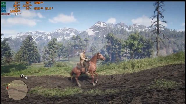 AMD Ryzen 5 Pro 4650G | Read Dead Redemption 2 PC #testgame #rdr2 #benchmark