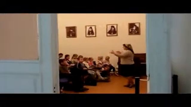 Tomsk, kids singing orthodox song смотреть онлайн