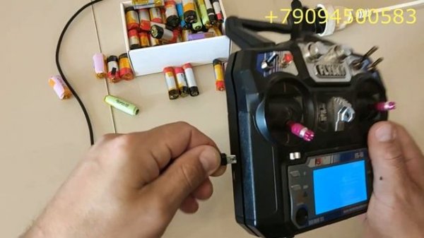 Flysky i6 переделка питания на li-ion от электронной сигареты
