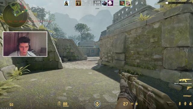 Counter-Strike 2 ПРОХОЖДЕНИЕ калибровка [2K] ➤ На Русском ➤ с Вебкой смотреть онлайн