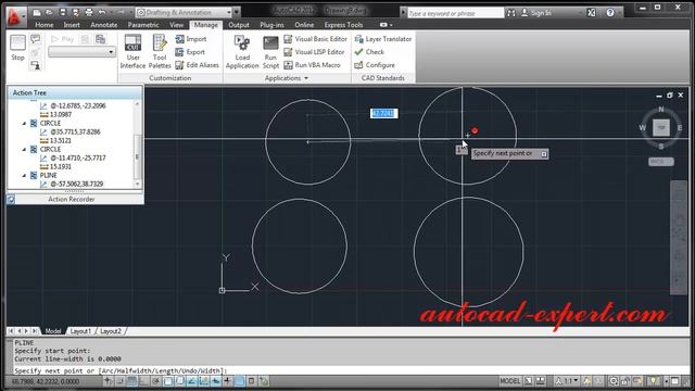 6.1 How to use command Record in Autocad? For Beginners. смотреть онлайн