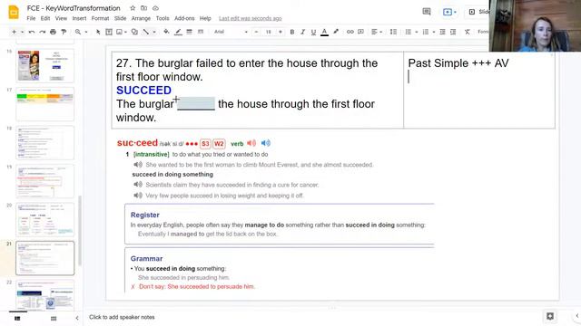 Key Word Transformation - Test2 - FCE - level B2 (русская версия) смотреть онлайн