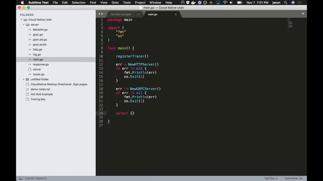 OpenTracing with Jaeger - Utah Go User Group смотреть онлайн