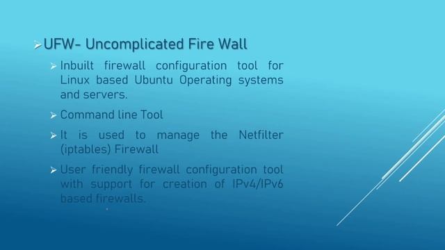 Firewalls & Security (Basic Demo of UFW in Ubuntu) смотреть онлайн
