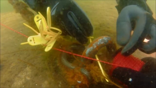 Underwater Working in the Yacht Harbour of Eckernförde, Germany - July 2017 смотреть онлайн