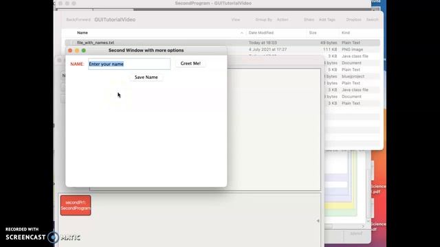 JAVA GUI Tutorial for IA (10) Saving Files смотреть онлайн