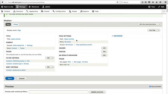 Drupal 8 Site Building, 3.2: How to Create a Page using Views смотреть онлайн