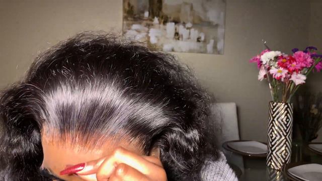 LACE WHERE😱😍 UNDETECTABLE & GLUELESS FRONTAL WIG INSTALL FT LUVME HAIR USING EBIN SPRAY смотреть онлайн