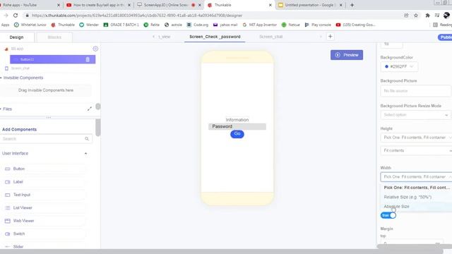 How to create Buy/sell app in thunkable + google sheets + firebase part-2 смотреть онлайн